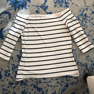 Off the shoulder top from LOFT